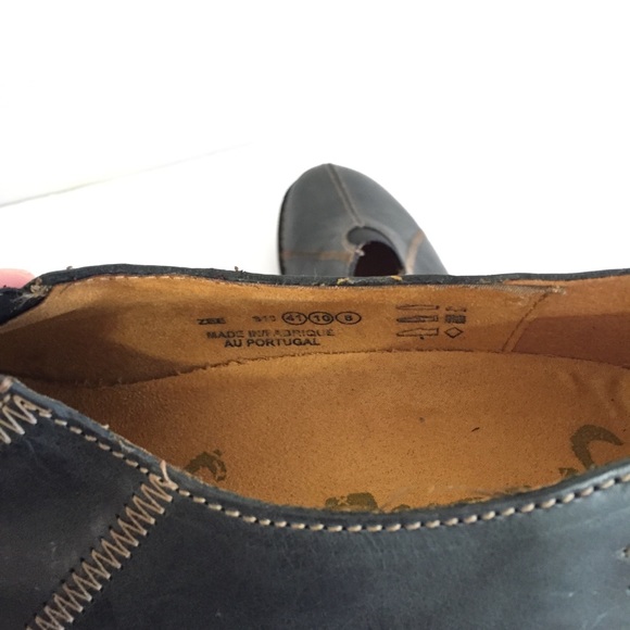 Groundhog dark blue leather shoes - Picture 6 of 10